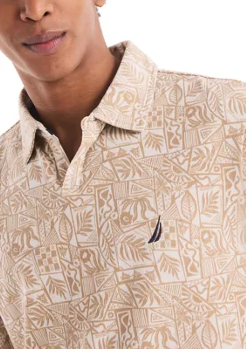 Big & Tall Printed Classic Fit Polo