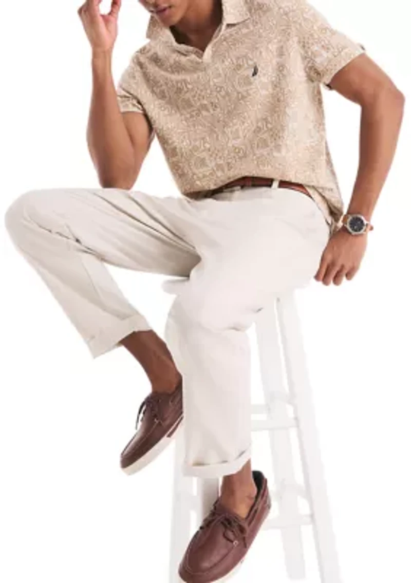 Big & Tall Printed Classic Fit Polo