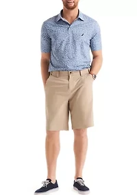 Big & Tall Printed Classic Fit Golf Polo Shirt