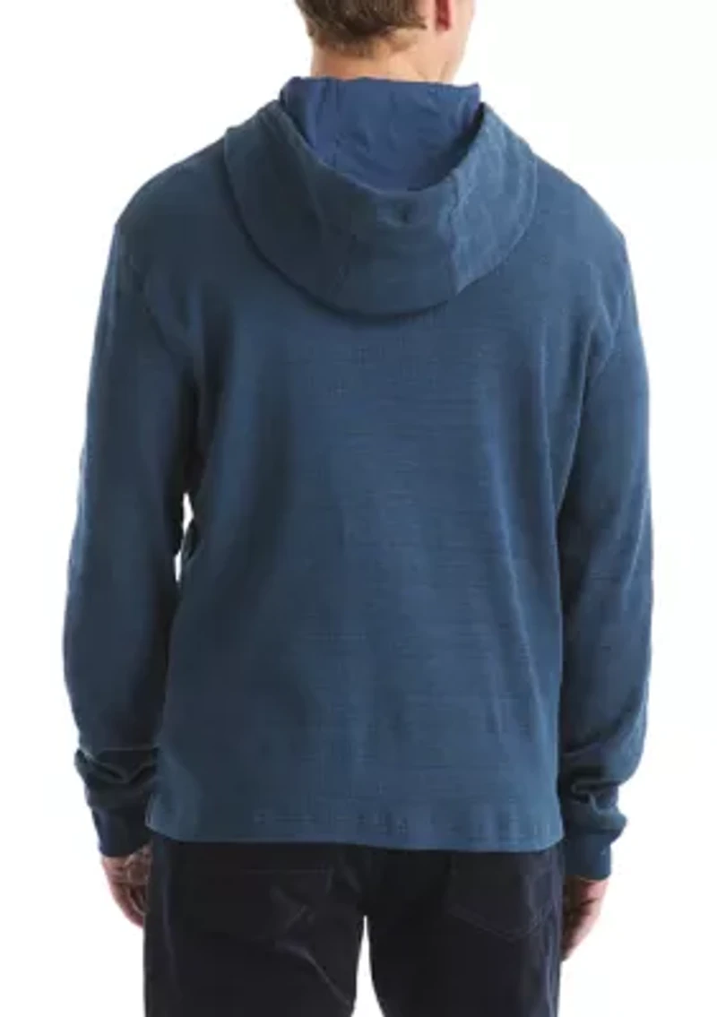 Big & Tall Long Sleeve Waffle Hoodie