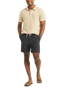 Big & Tall Seersucker Short Sleeve Polo Shirt