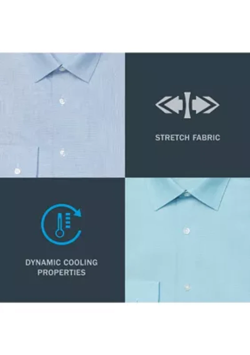 Slim Fit Dynamic Cooling Stretch Dress Shirt