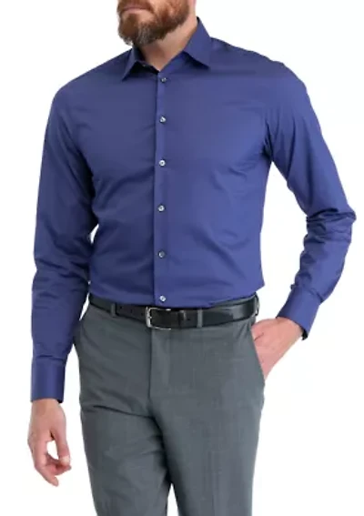 Men's Slim Fit Dynamic Cooling Dress Shirt