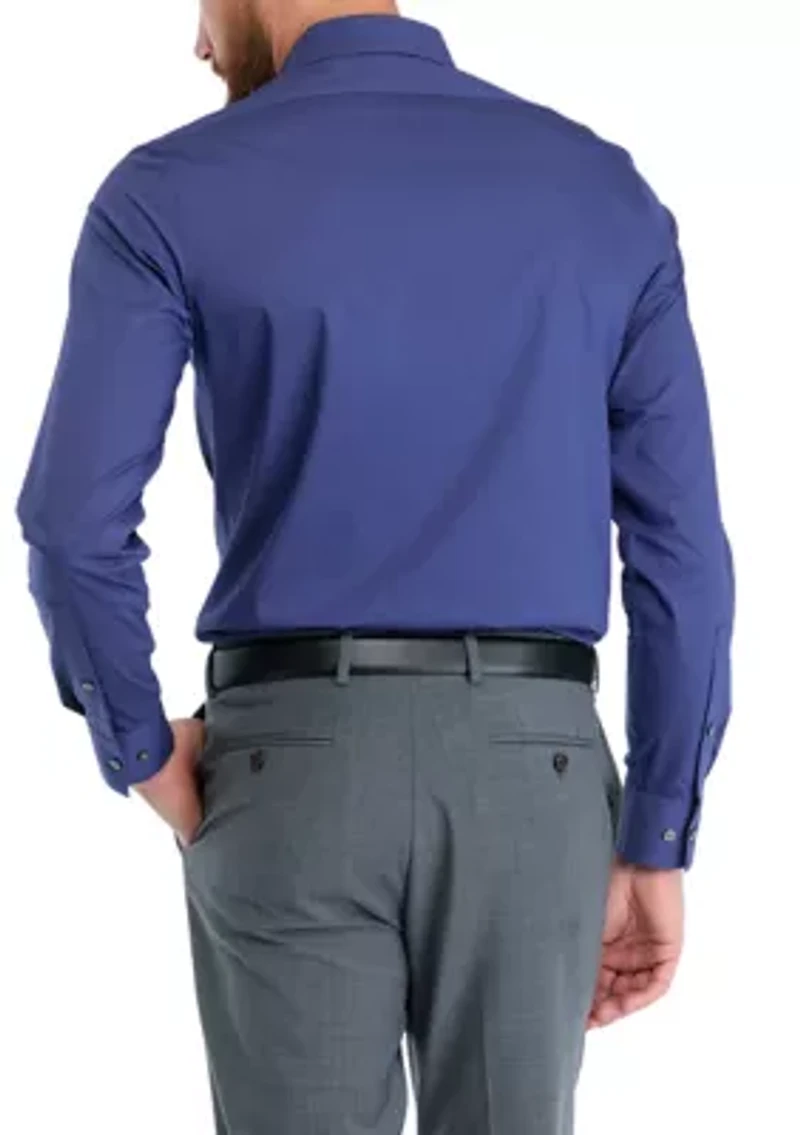 Men's Slim Fit Dynamic Cooling Dress Shirt