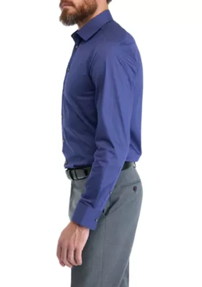 Men's Slim Fit Dynamic Cooling Dress Shirt