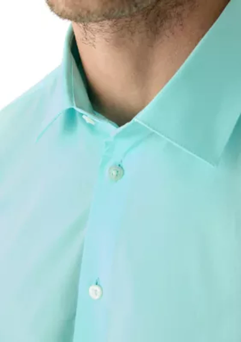Men's Liquid Soft Stretch Slim Fit Dress Shirt