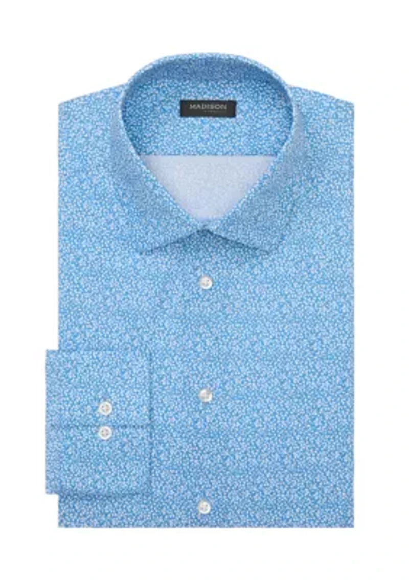 Men's Liquid Soft Stretch Slim Fit Dress Shirt