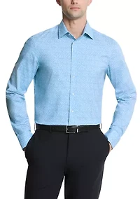 Men's Liquid Soft Stretch Slim Fit Dress Shirt