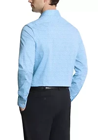 Men's Liquid Soft Stretch Slim Fit Dress Shirt