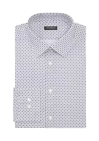 Men's Long Sleeve Slim Printed Shirt