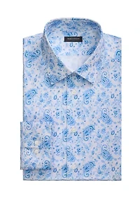 Men's Slim Fit Paisley Print Shirt