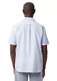 Regular Fit Short Sleeved Oxford Shirt