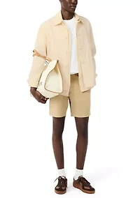 Men's Regular Fit Short Sleeve Linen Shirt