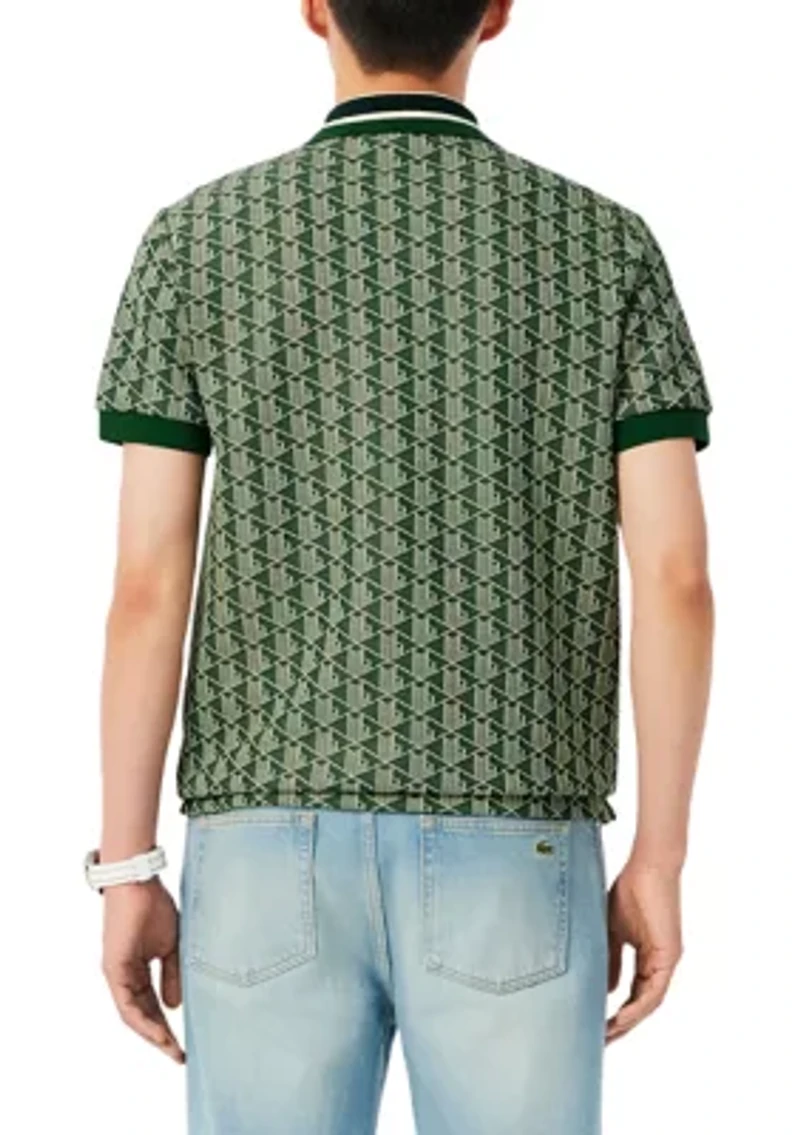 Men's Classic Fit Monogram Polo