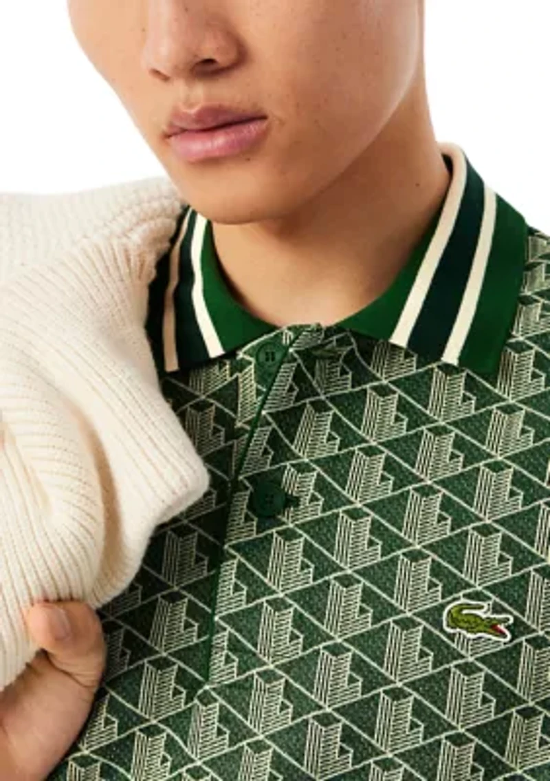 Men's Classic Fit Monogram Polo