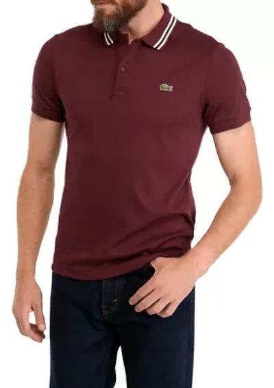 Men's Short Sleeve Fancy Knit Polo Shirt
