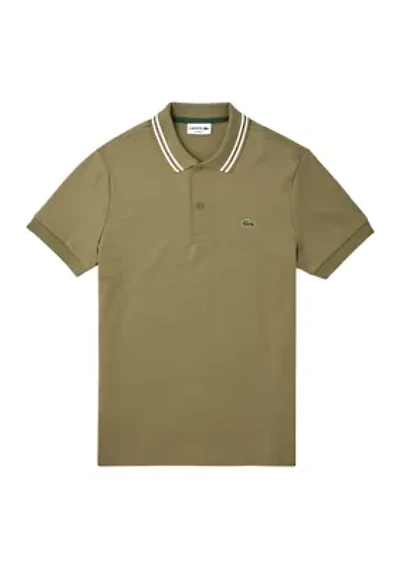 Men's Short Sleeve Fancy Knit Polo Shirt