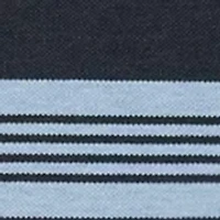 Men's Relaxed Fit Striped Piqué Rugby Polo Shirt