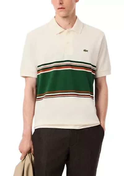 Men's Made France Classic Fit Striped Polo