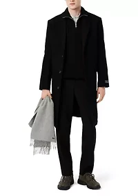 Men's Zip-Up High-Neck Sweatshirt