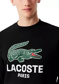 Men's Classic Fit Graphic Crew Neck Sweatshirt