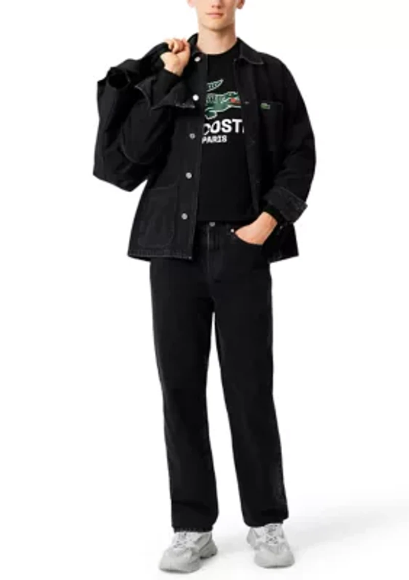 Men's Classic Fit Graphic Crew Neck Sweatshirt