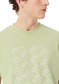 Men's Ultra Dry Printed Tennis T-Shirt