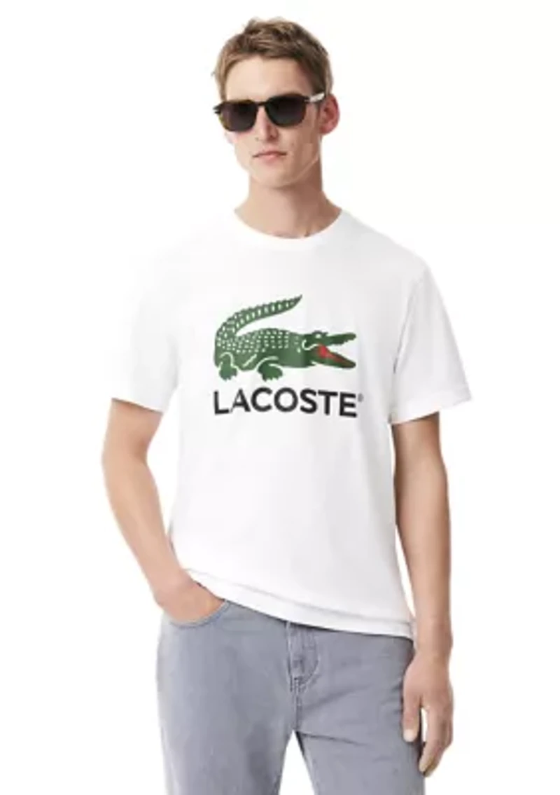 Signature Print Cotton T-Shirt