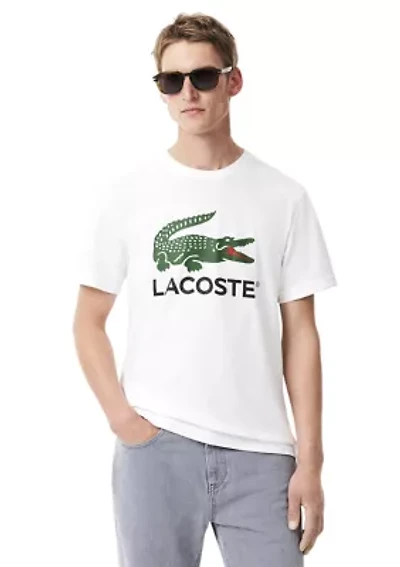 Signature Print Cotton T-Shirt