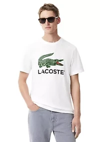 Signature Print Cotton T-Shirt