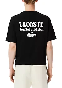 Men's Loose Fit Heavy Jersey Printed T-Shirt