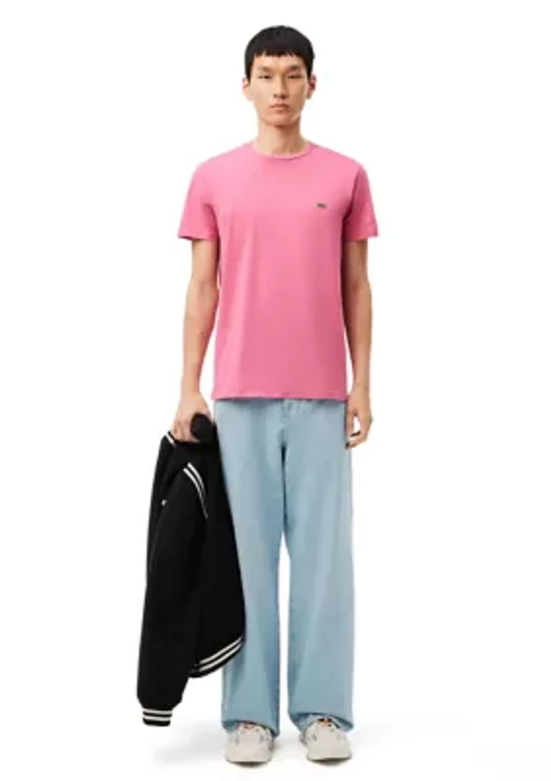 Men's Crew Neck Pima Cotton Jersey T-Shirt