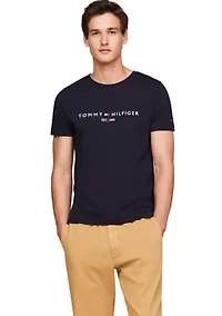 Embroidered Tommy Logo T-Shirt