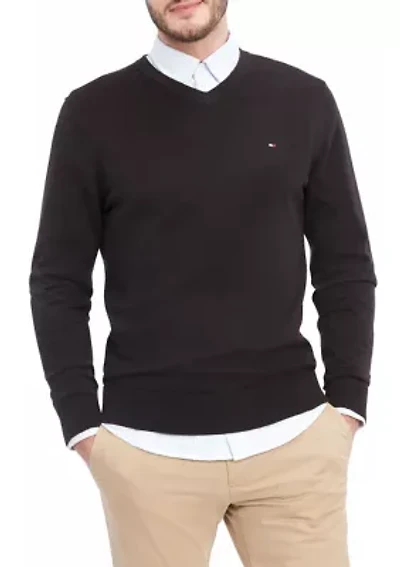 Men's Essential V-Neck Sweater