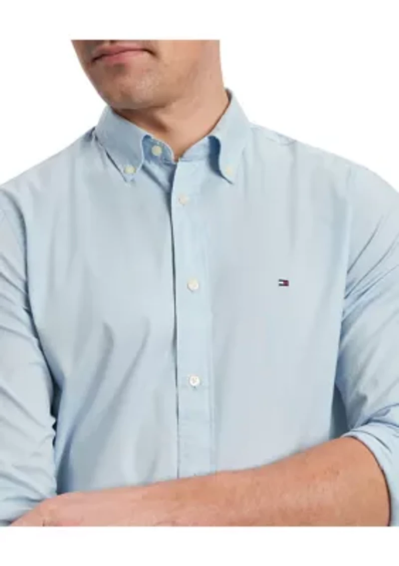Flex Poplin Button Up Shirt