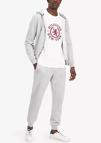 Flag Logo Zip Through Hoodie