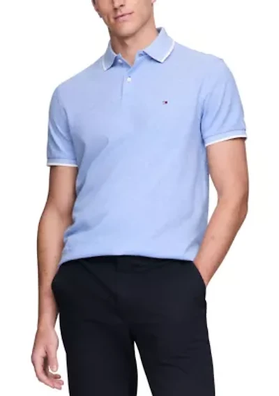 Regular Fit Linen Polo Shirt