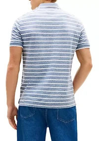 Regular Fit Linen Polo Shirt