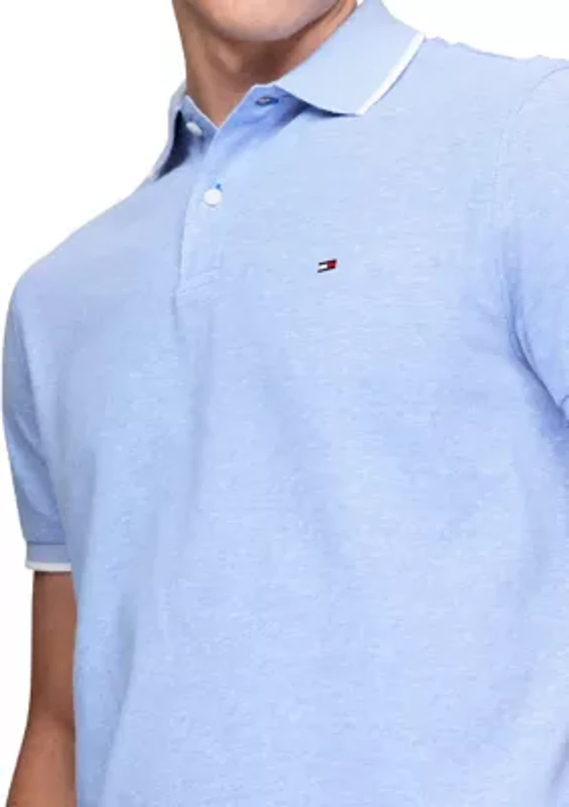 Regular Fit Linen Polo Shirt