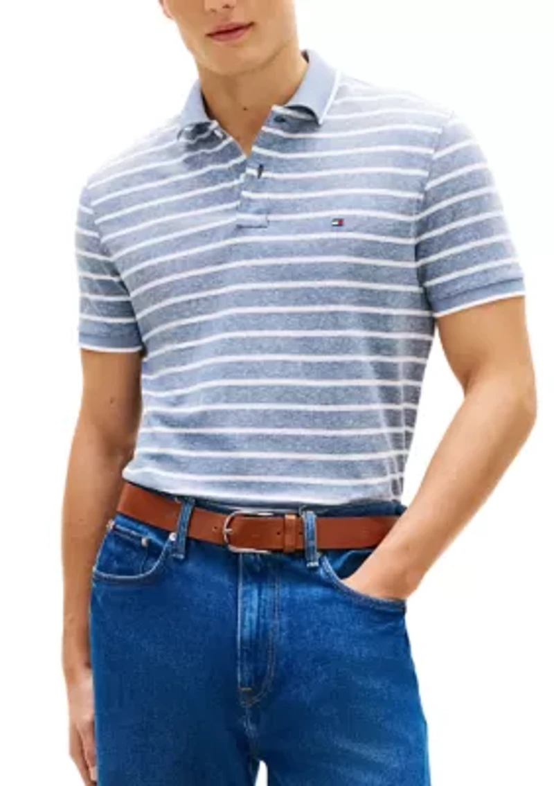 Regular Fit Linen Polo Shirt