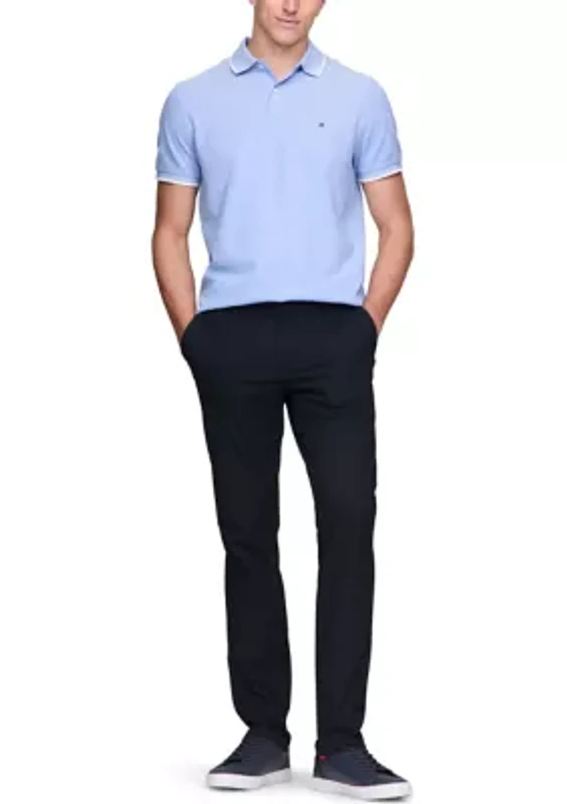 Regular Fit Linen Polo Shirt