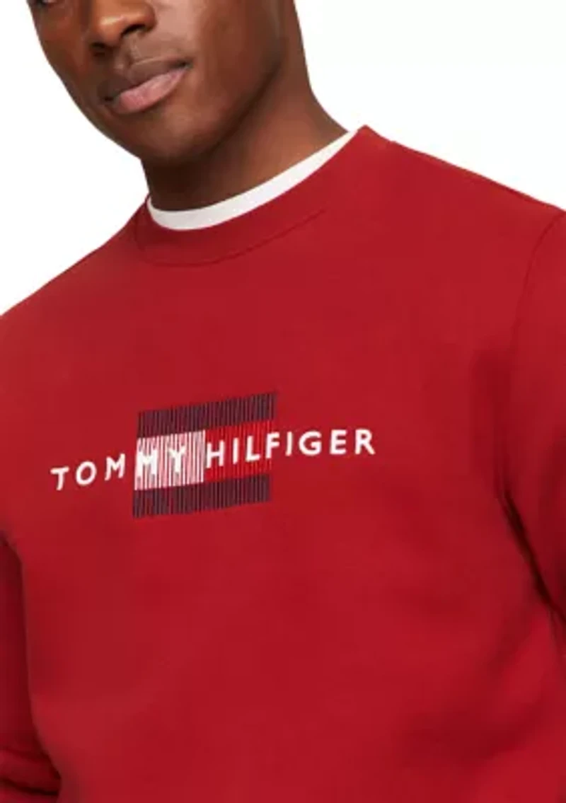 Flag Logo Embroidered Pullover
