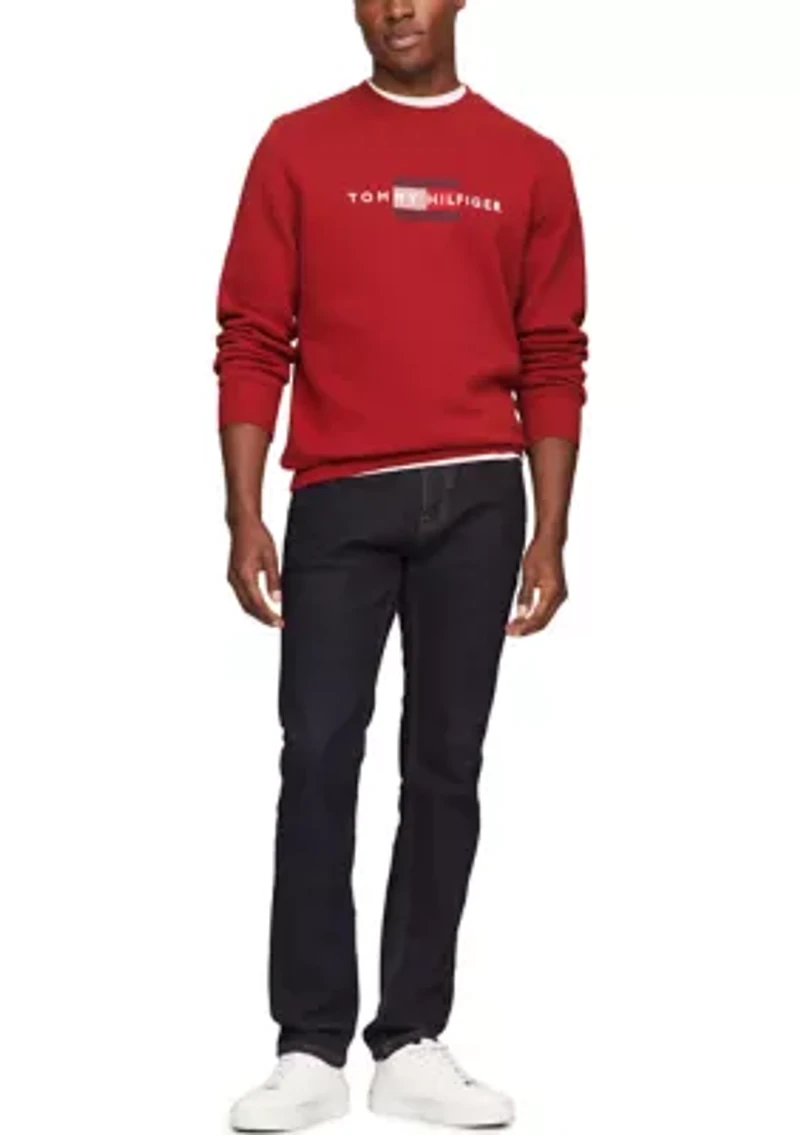 Flag Logo Embroidered Pullover