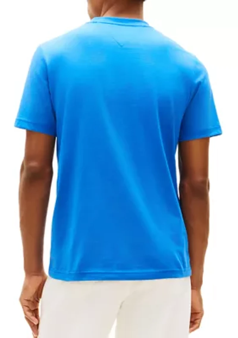 Ribbed Inset Logo T-Shirt