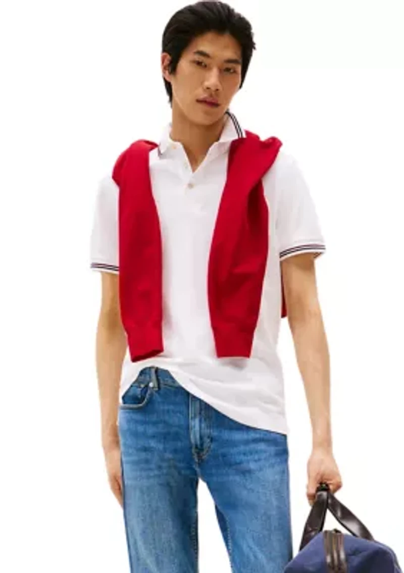 Tipped Slim Fit Polo Shirt