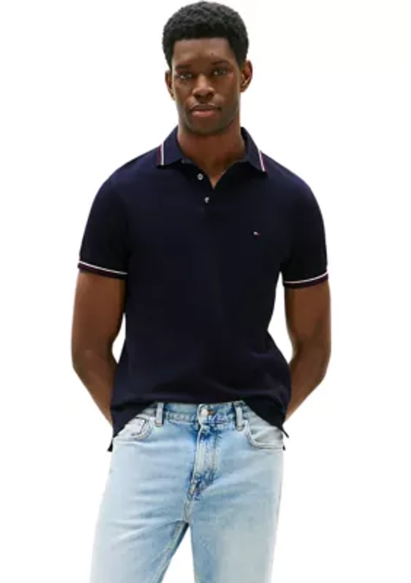 Tipped Slim Fit Polo Shirt