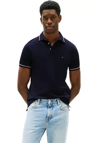 Tipped Slim Fit Polo Shirt