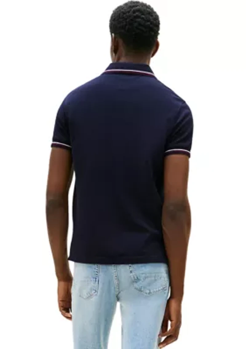 Tipped Slim Fit Polo Shirt