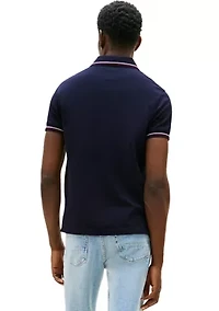 Tipped Slim Fit Polo Shirt