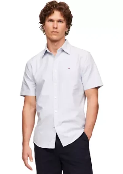 Heritage Oxford Short Sleeve Stripe Shirt